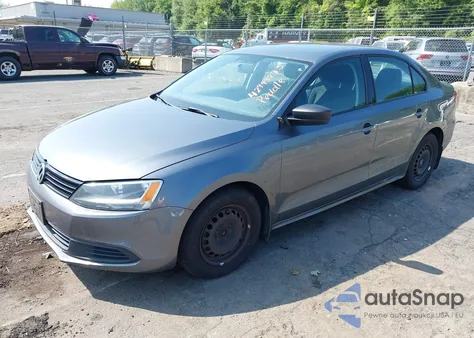 2012 Volkswagen Jetta 2.0L S from USA, damaged, VIN 3VW2K7AJ3CM310662